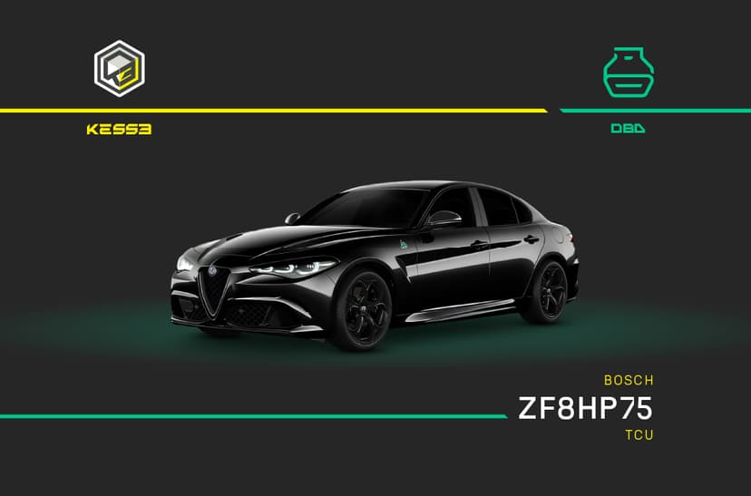 Nouveau protocole OBD pour TCU Bosch ZF8HP75 – Alfa Romeo Quadrifoglio Verde.